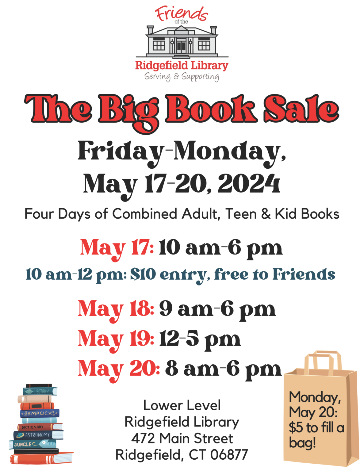 Friends of the Ridgefield Library Big Book Sale - Ridgefield Library