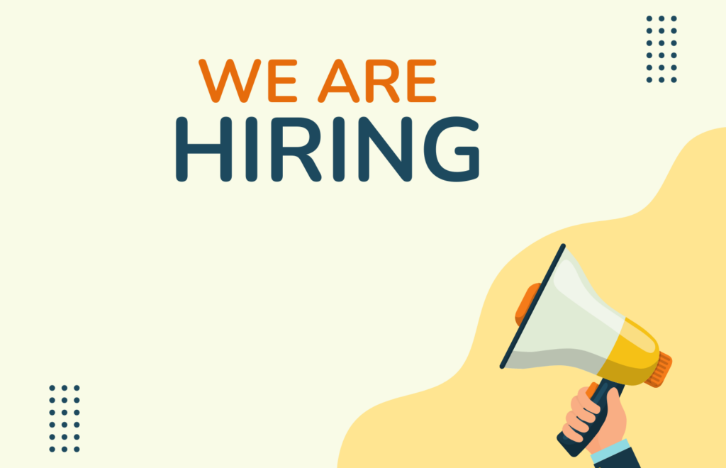 We are hiring